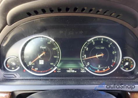 2014 BMW 750 Li из США, поврежденный, VIN WBAYE8C58ED134987